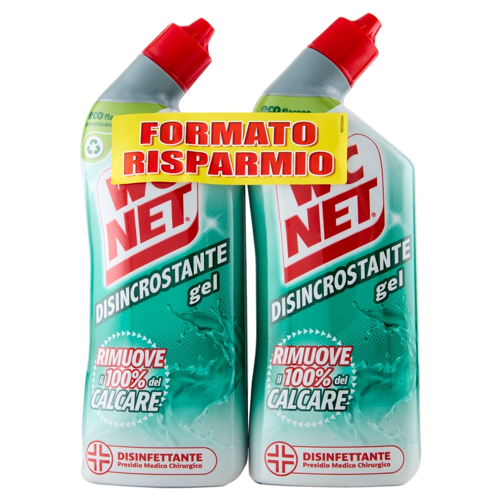Wc Net - Disincrostante gel, 2 x 700 ml